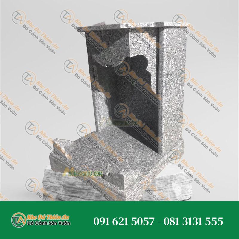 Bàn Thờ Ông Địa Bằng Đá Hoa Cương Trắng Suối Lau Cao 70cm