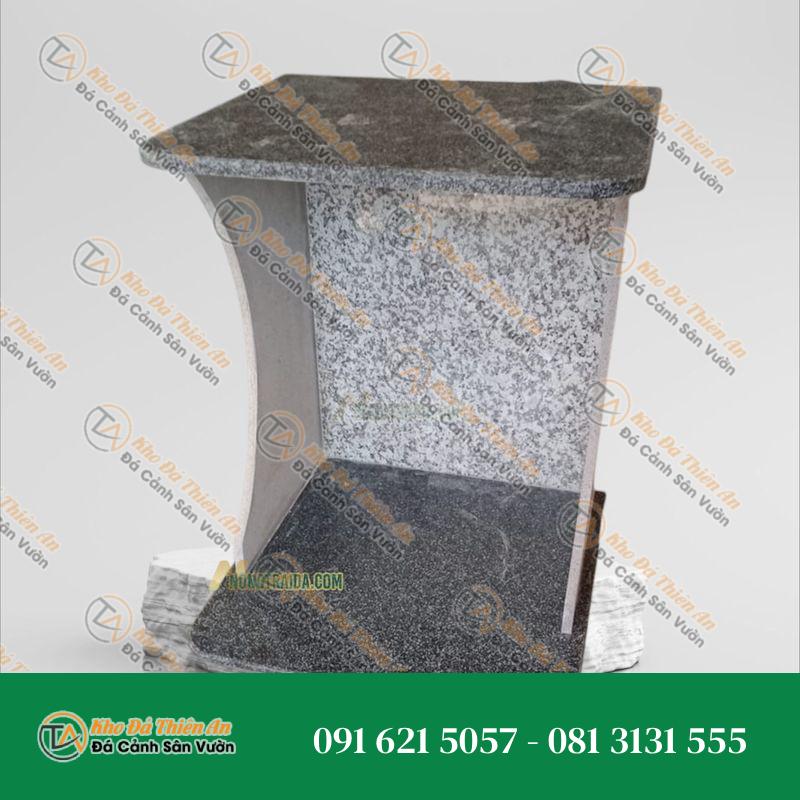 Bàn Thờ Ông Địa Làm Bằng Đá Hoa Cương Trắng Suối Lau Cao 74cm