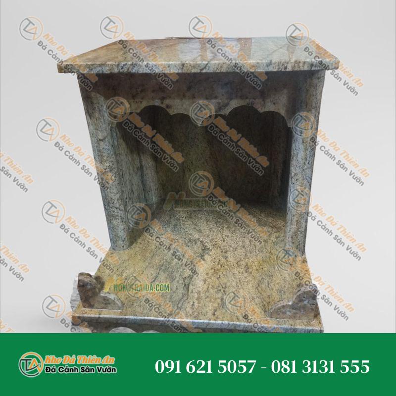 Bàn Thờ Ông Địa Thần Tài Bằng Đá Hoa Cương Vàng Mascarello Cao 70cm