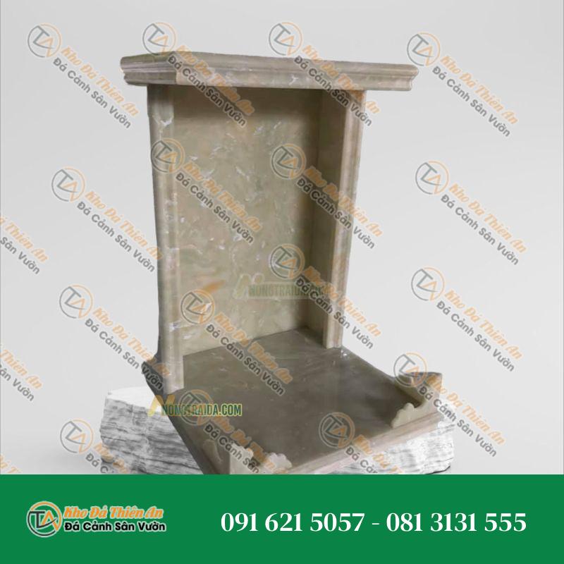Bàn Thờ Ông Địa Thần Tài Bằng Đá Hoa Cương Xanh Ngọc Cao 66cm