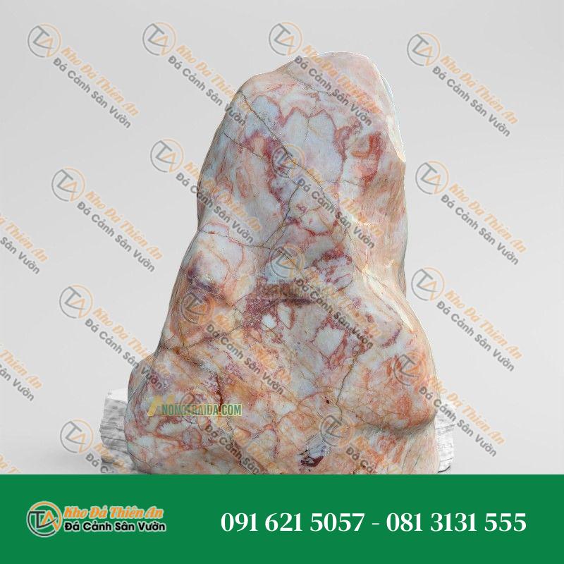 Đá Cẩm Thạch Hồng Mài Phong Thuỷ 1.1m