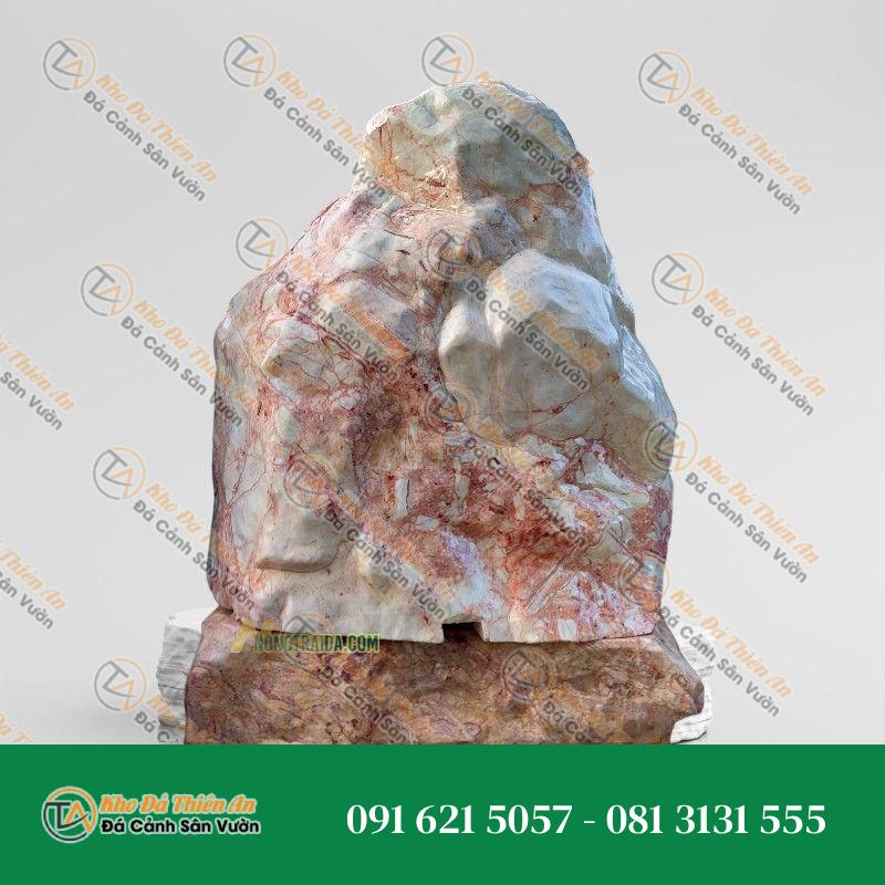 Đá Hồng Cẩm Thạch Mài Trang Trí 2.2m