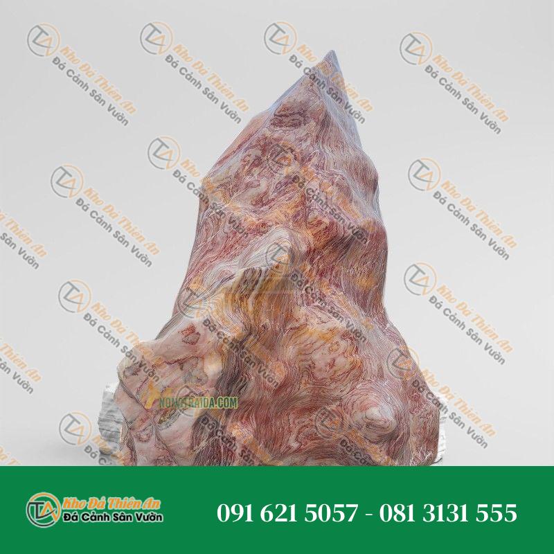 Đá Phong Thuỷ Màu Hồng Trang Trí 2.8m