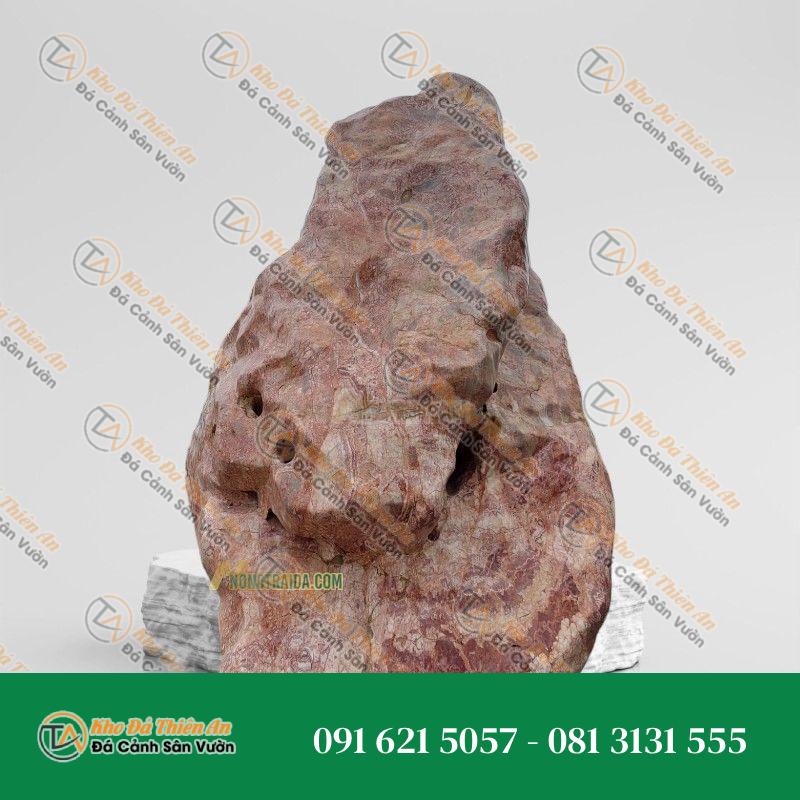 Đá Tảng Hồng Đặt Vườn 1.9m