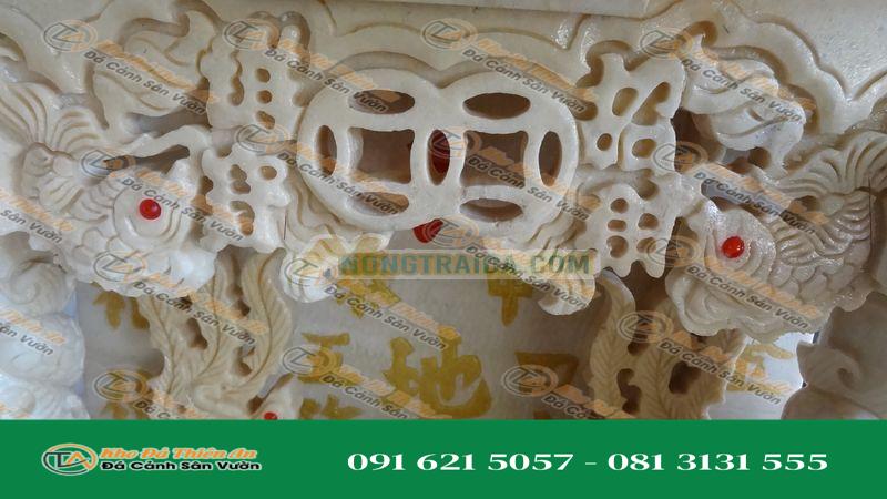 Bàn thờ ông địa, thần tài kích thước 42, nước mật ong cát