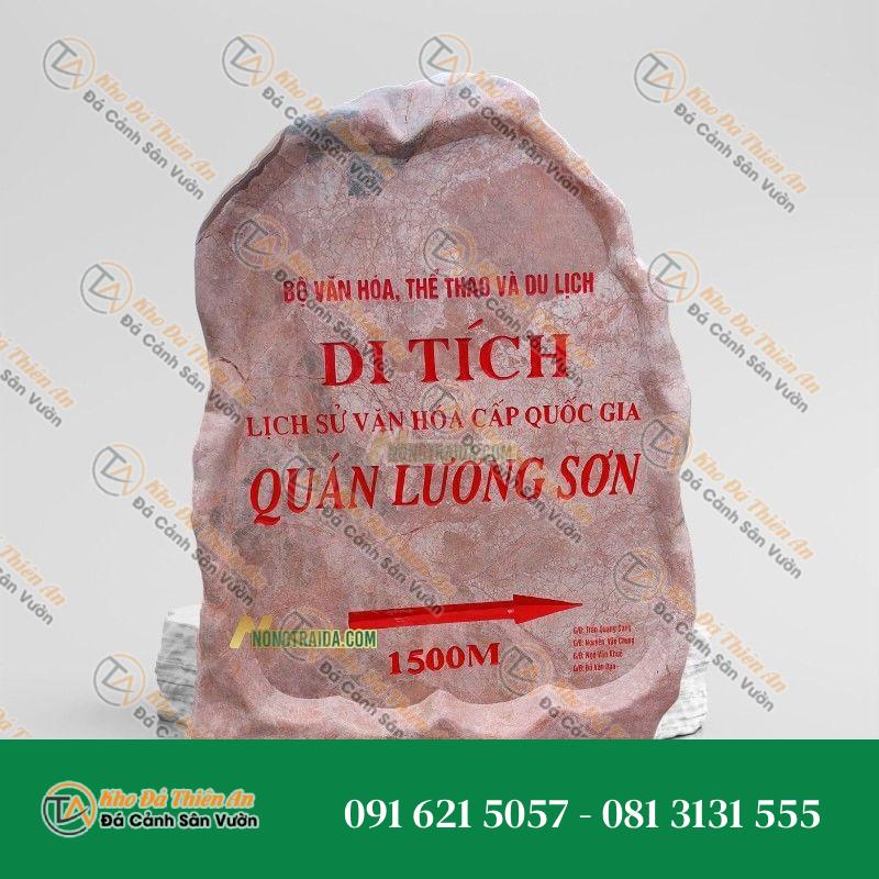 Bảng Hiệu Đá Cẩm Thạch Hồng 182cm