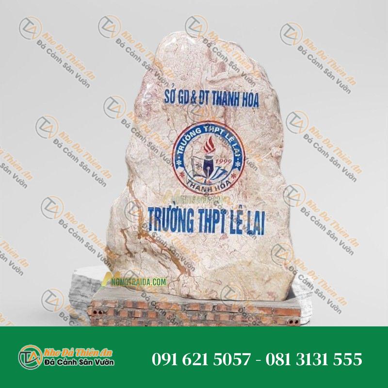Bảng Hiệu Đá Cẩm Thạch Vân Gỗ 121cm