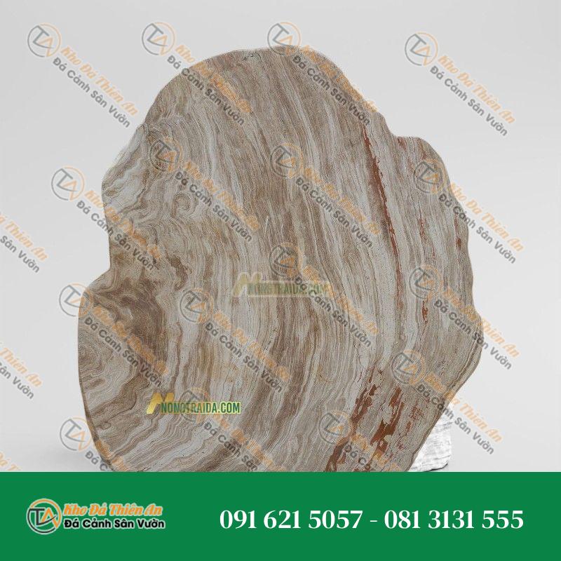 Bảng Hiệu Đá Cẩm Thạch Vân Gỗ 124cm