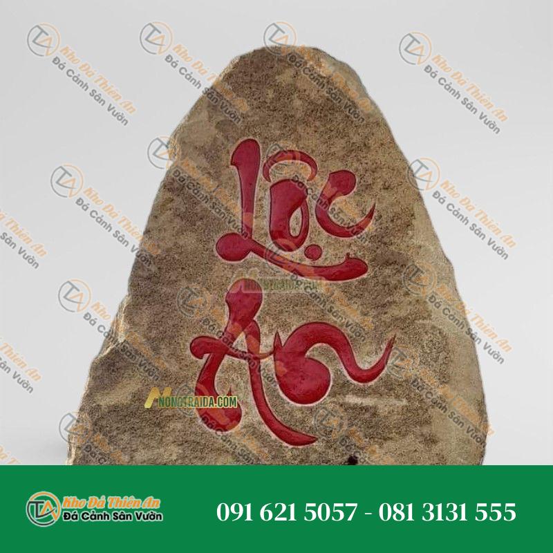 Bảng Hiệu Đá Cuội Nguyên Khối 101cm