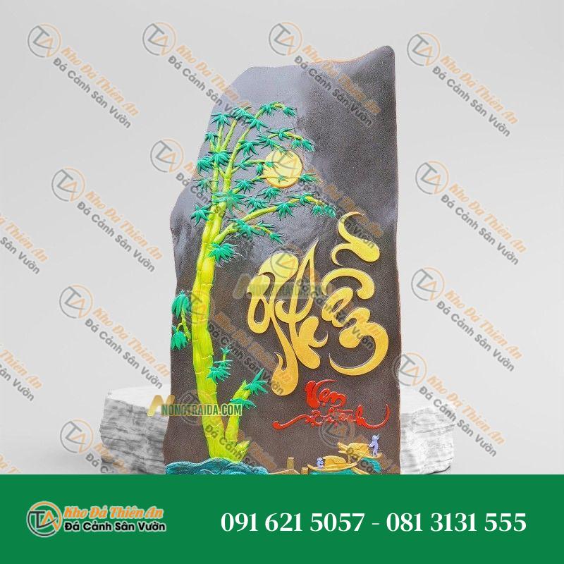 Bảng Hiệu Đá Cuội Nguyên Khối 102cm