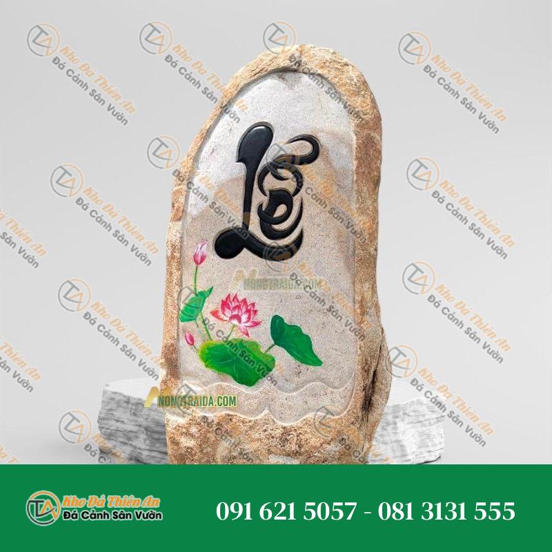 Bảng Hiệu Đá Cuội Nguyên Khối 99cm