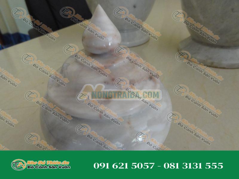Bát đựng đá cẩm thạch, kích thước cao 10cm, rộng 9cm