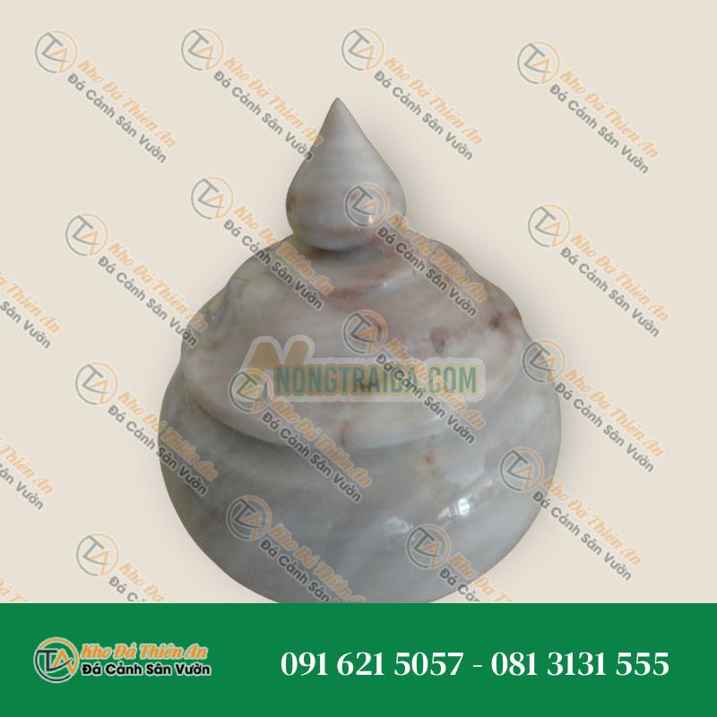 Bát đựng đá cẩm thạch, kích thước cao 8cm, rộng 9cm