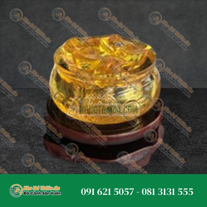 Bát Tụ Tài, Bát Tụ Bảo đá thạch anh lưu ly Hút Tài, Hút Lộc, Chiêu tài nạp lộc – Đường kính 10cm