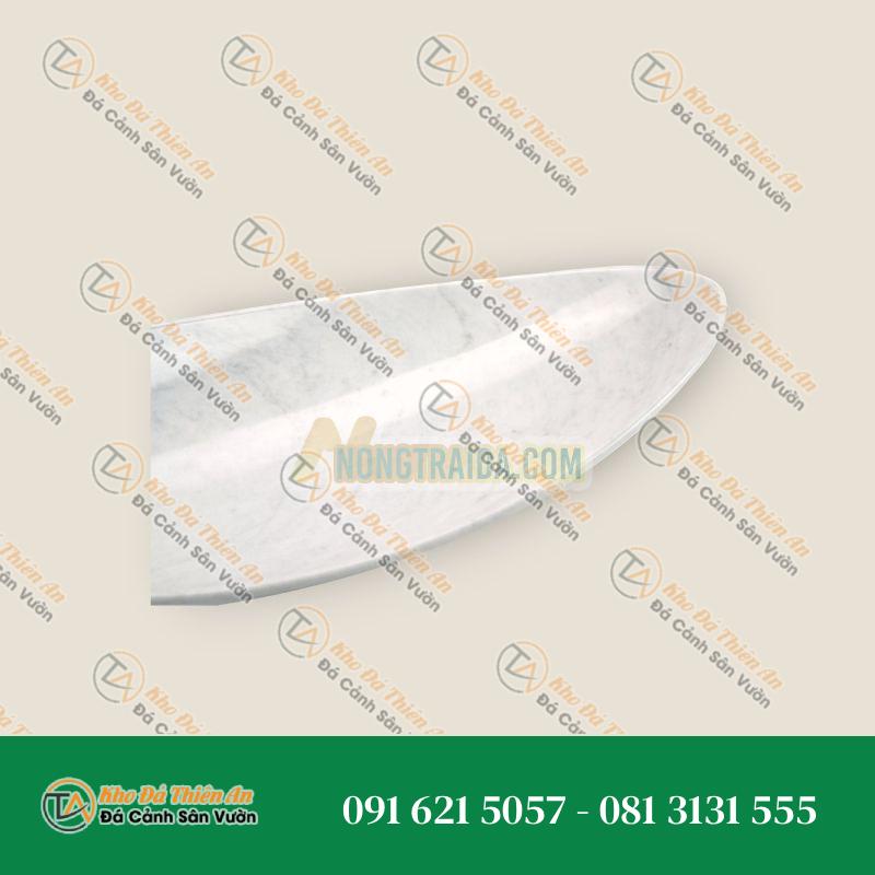 Bình/Đĩa đựng đồ bằng đá cẩm thạch Carrara trắng, Chạm khắc thủ công