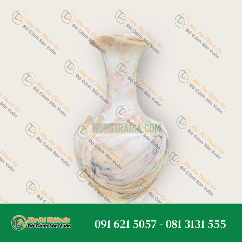 Bình hoa đá cẩm thạch ngũ sắc cao 60cm