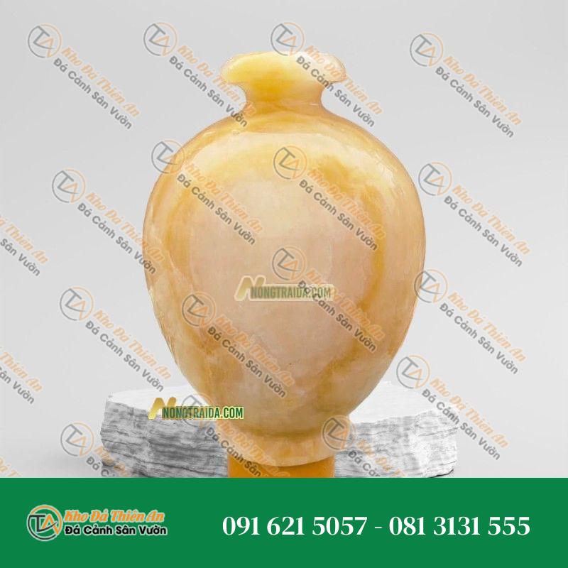 Bình Hoa Đá Thân Cao Đá Onyx 49cm