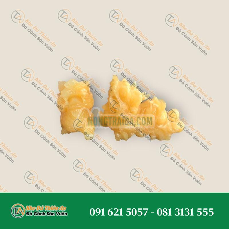Bộ combo thần tài thổ địa ông kim tiền và tỳ hưu phong thủy đá ngọc hoàng long