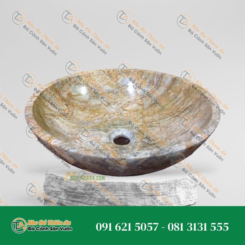 Bồn Rửa Mặt Đá Đá Vàng Pháp 42cm