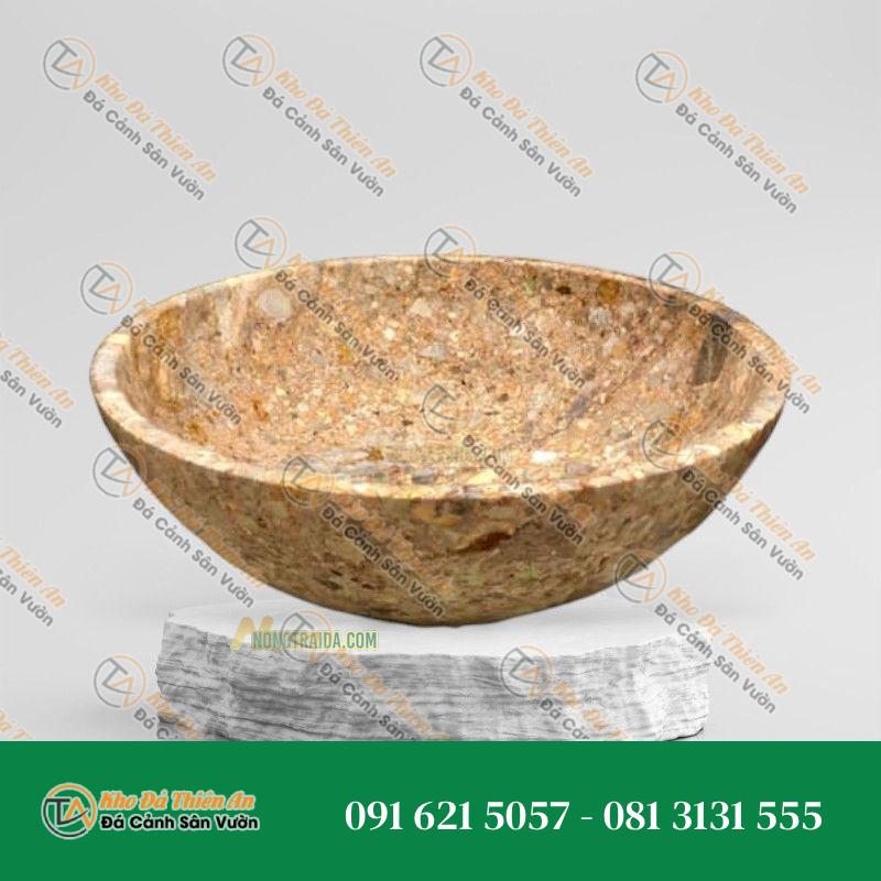 Bồn Rửa Tay Bằng Đá Đá Vàng Ý 41cm