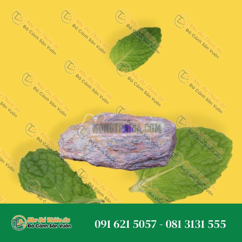 Bồn tắm chim bằng đá le nhấn màu đỏ và 50cm