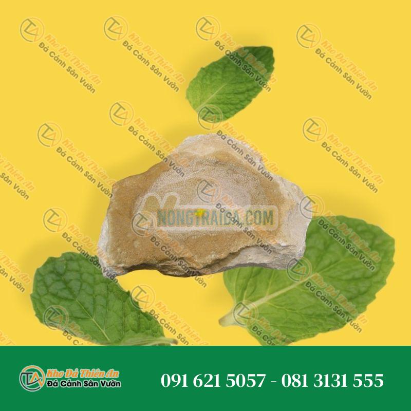 Bồn tắm chim bằng đá màu be và 50cm