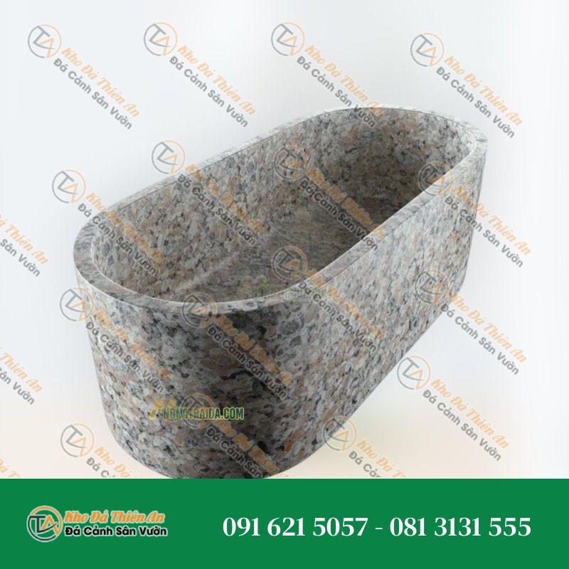 Bồn tắm đá hoa cương tím hoa cà