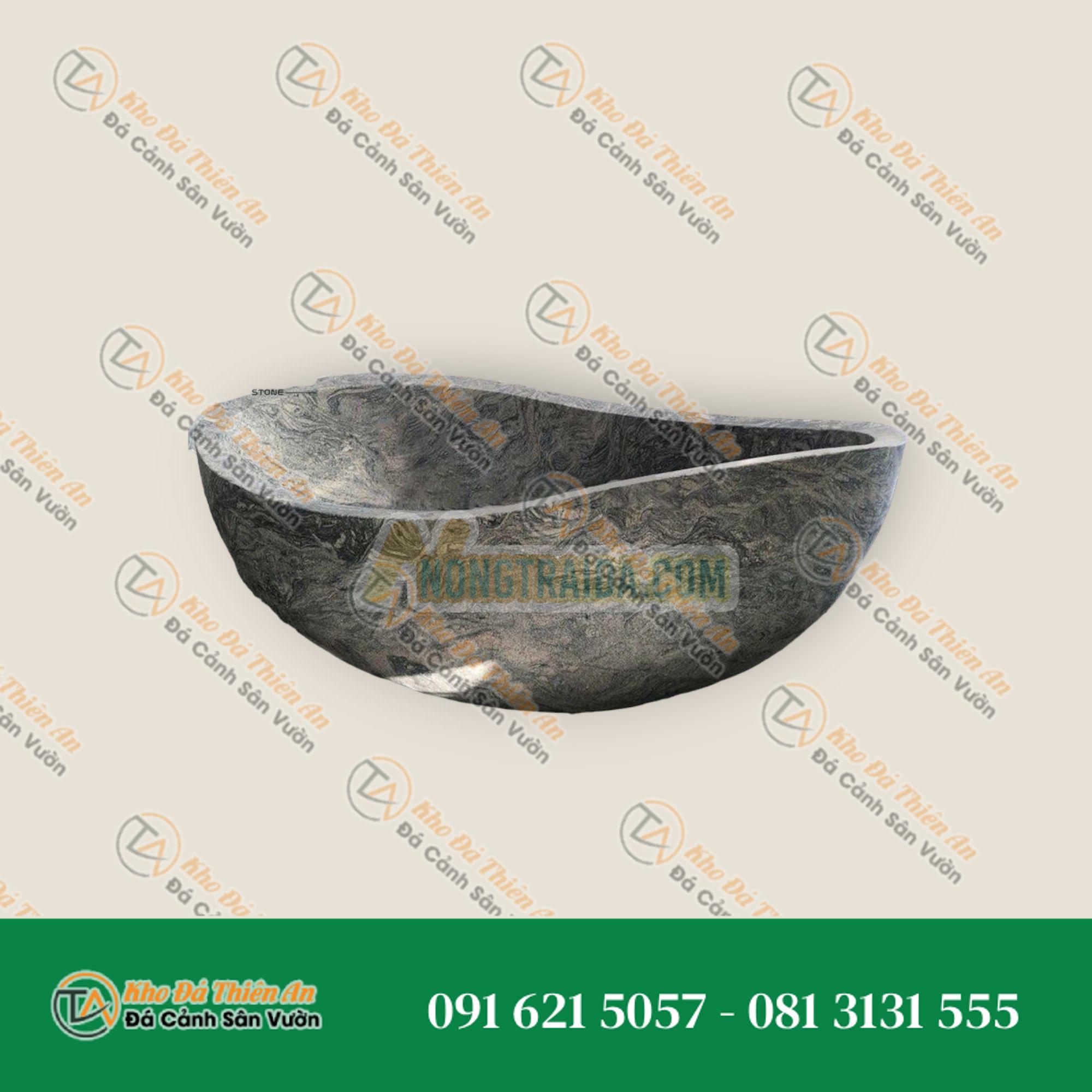Bồn tắm đá marble Carrara trắng tự nhiên với lớp men, được điêu khắc bằng tay