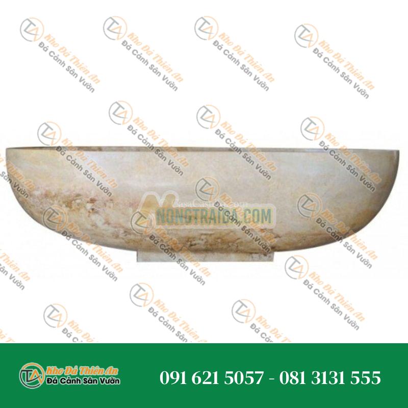 Bồn tắm đá Marble Travertine Handcrafted – Elizabeth –