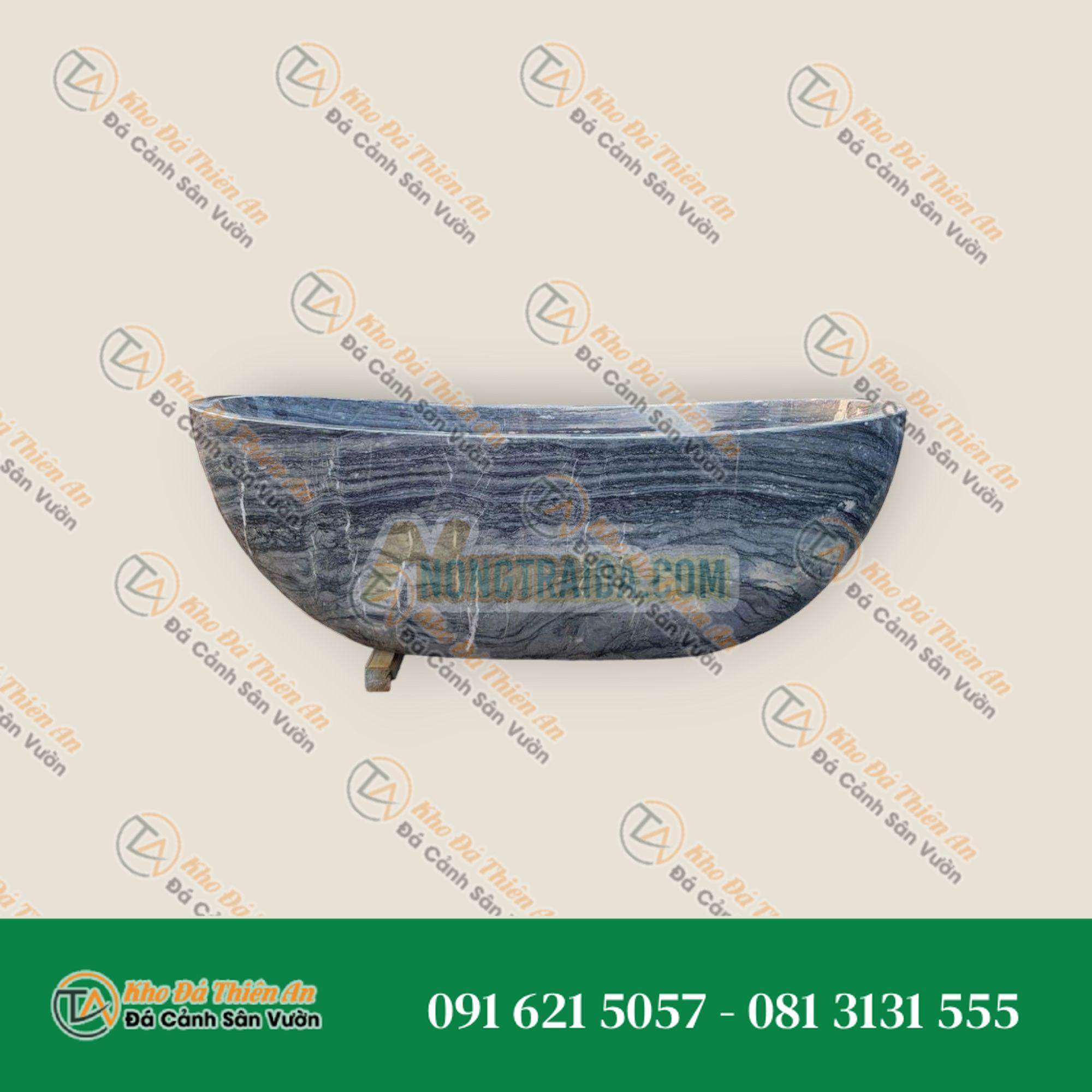 Bồn tắm đá marble tự nhiên được làm thủ công cho trang trí nhà cửa