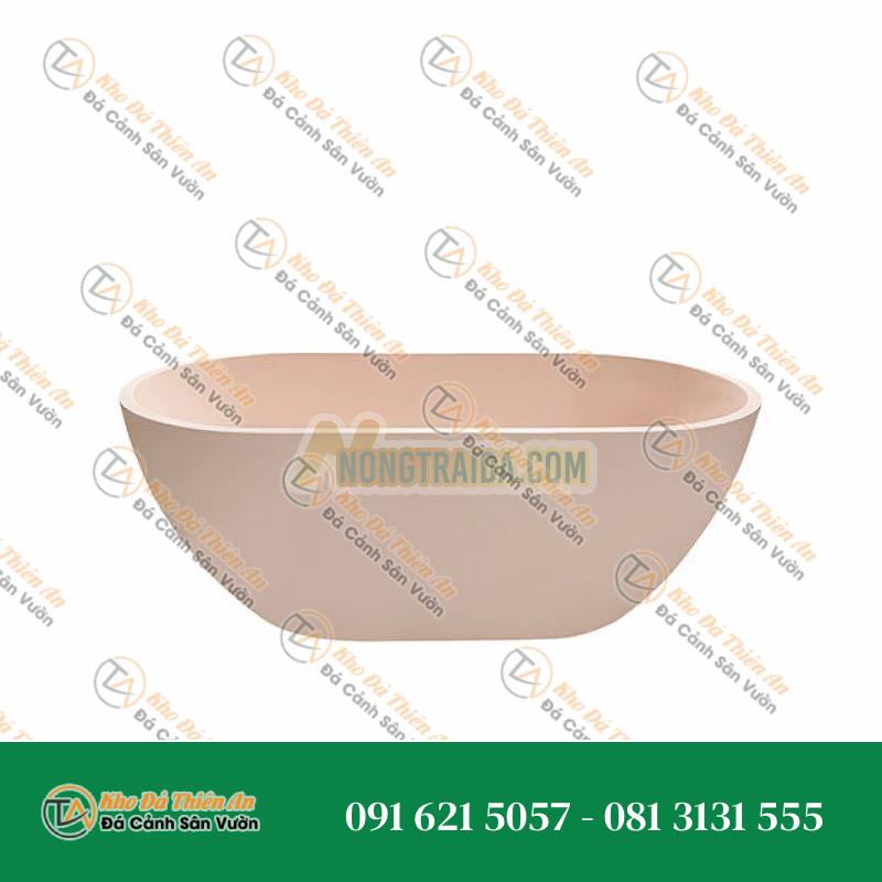 Bồn tắm đá mài terrazzo, kiểu dáng hiện đại