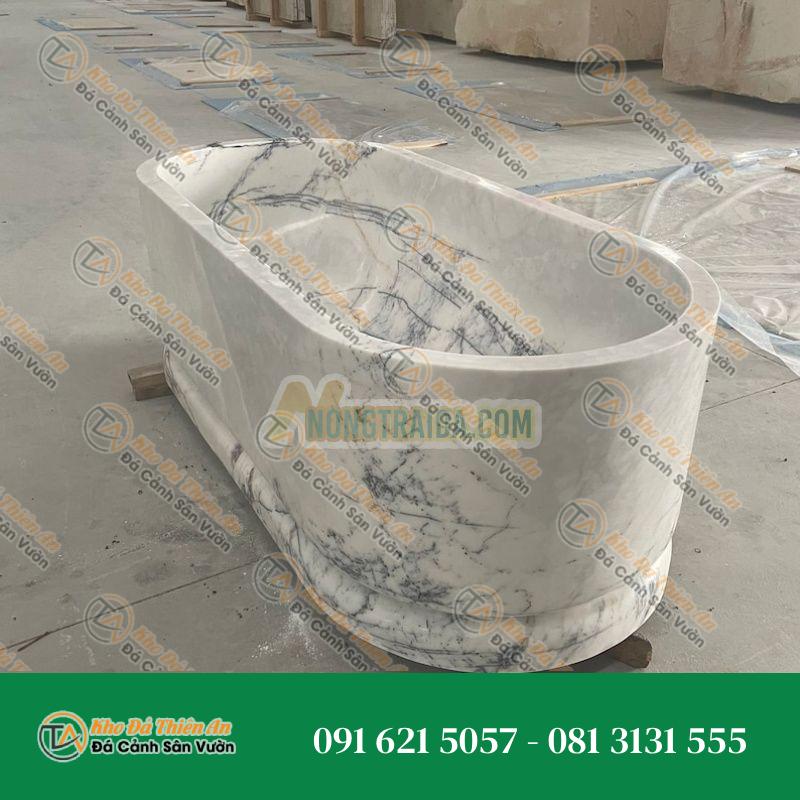 Bồn tắm đá trắng Marble tự nhiên, Bồn tắm xa xỉ, Bồn tắm Marble Newyork