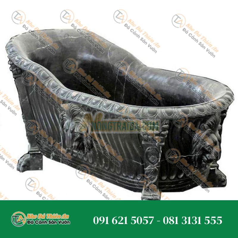 Bồn tắm đá tự nhiên cho phòng tắm, được điêu khắc thủ công theo yêu cầu