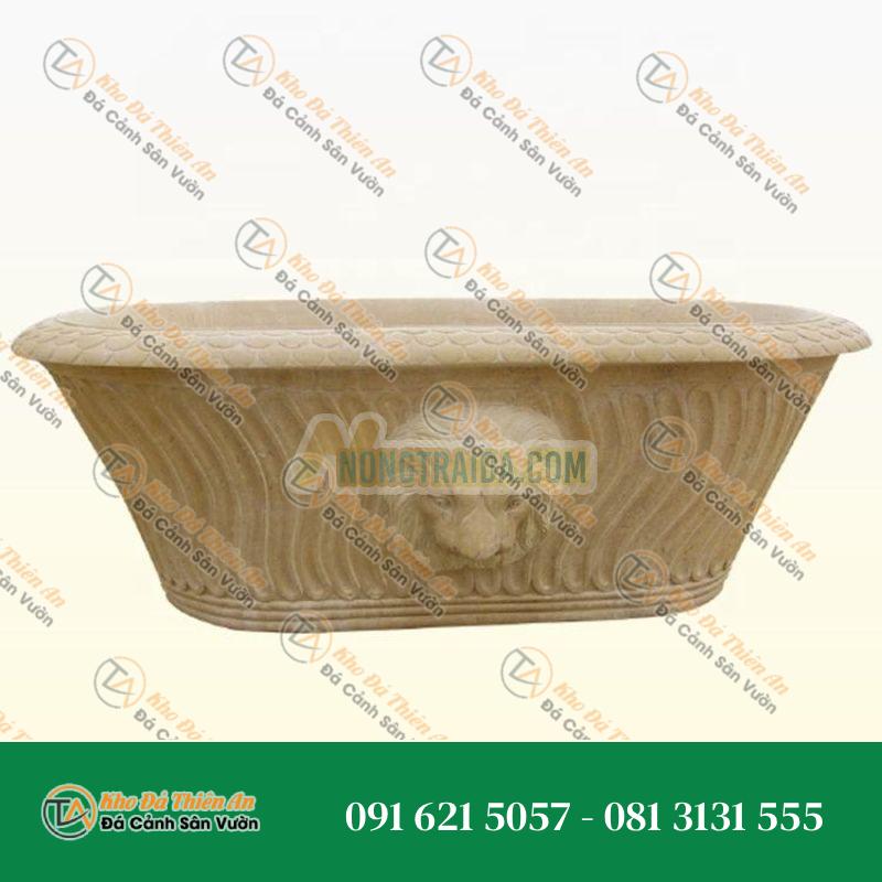 Bồn tắm đá tự nhiên đứng tự do dành cho người lớn, đang được bán với giá ưu đãi