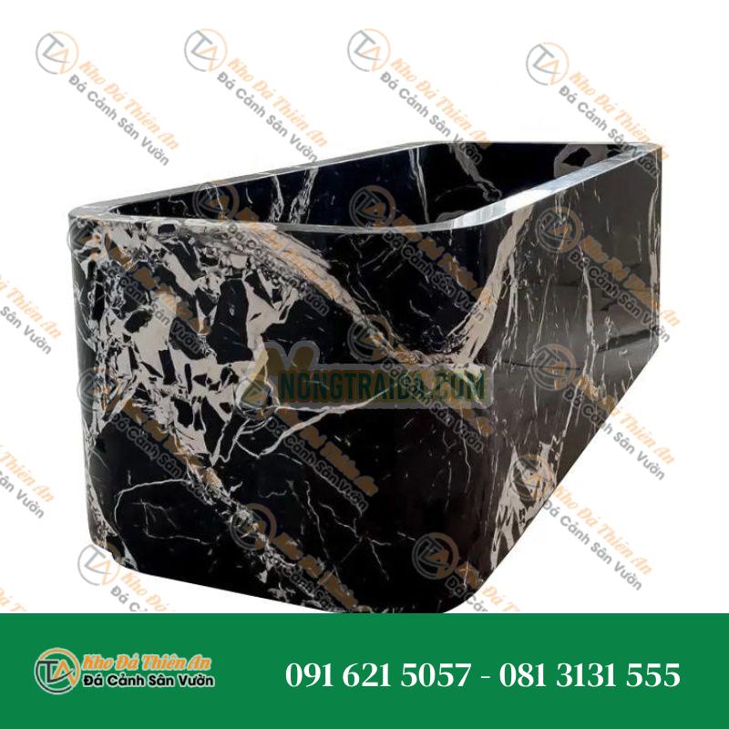 Bồn tắm đứng đá Marble đục hình tay chế tác đá Marble, mang lại sự sang trọng cho phòng tắm