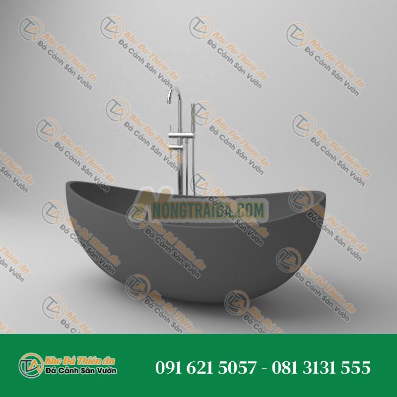 Bồn tắm đứng đá nhân tạo màu đen, hồng, xám