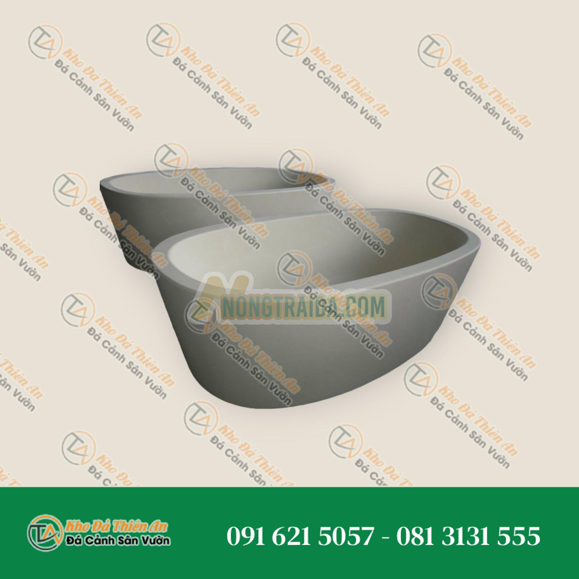 Bồn tắm đứng tự do từ đá marble tự nhiên cho phòng tắm