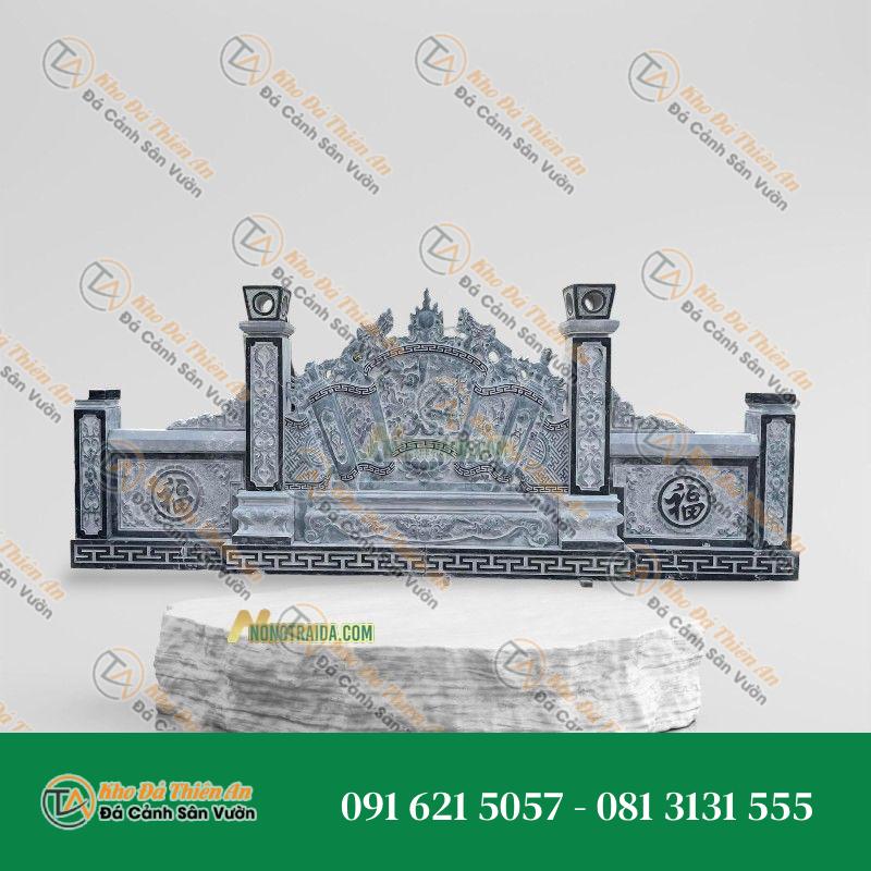 Bức Bình Phong Lăng Mộ Đen Hoà Bình 191x188cm