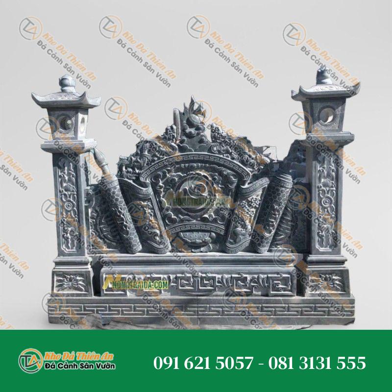 Bức Bình Phong Lăng Mộ Xanh Rêu 206x210cm