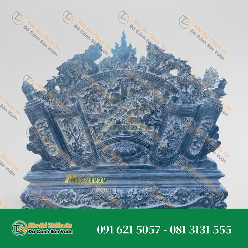 Bức Cuốn Thư Xanh Đen 194x194cm