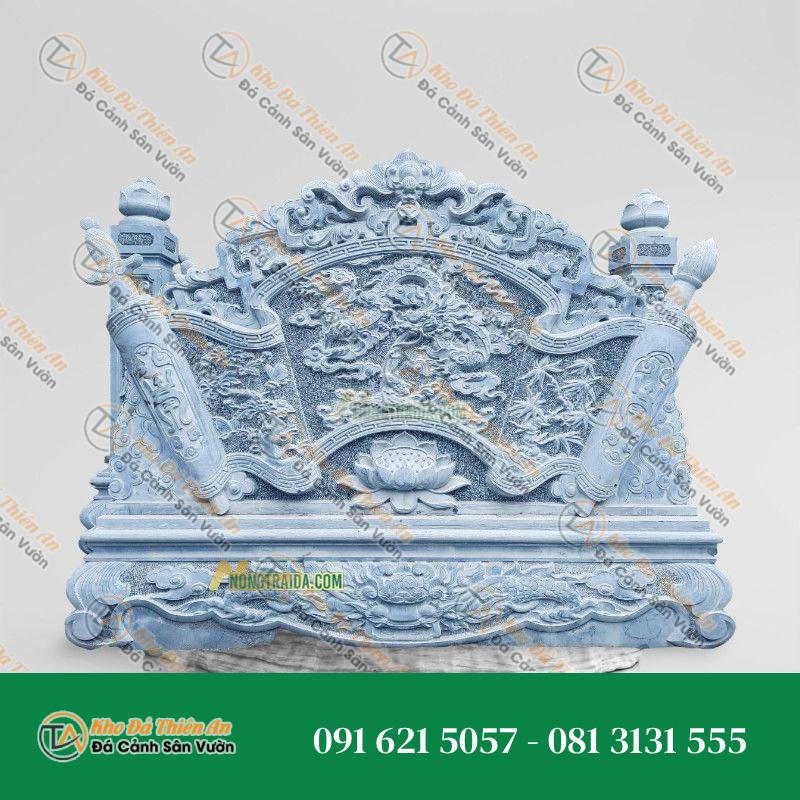 Bức Cuốn Thư Xanh Đen 206x188cm