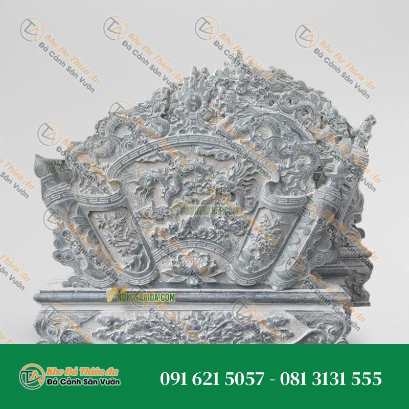 Bức Cuốn Thư Xanh Đen 209x188cm