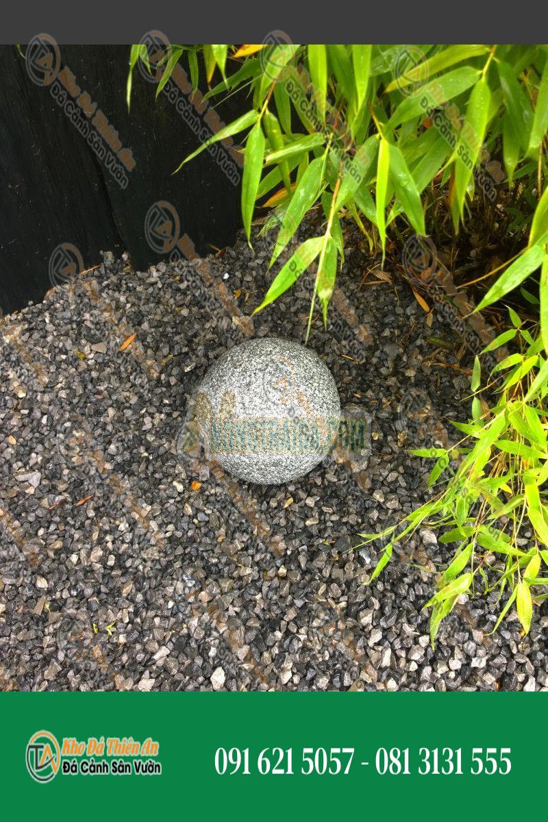 Cầu đá hoa cương xám 20cm