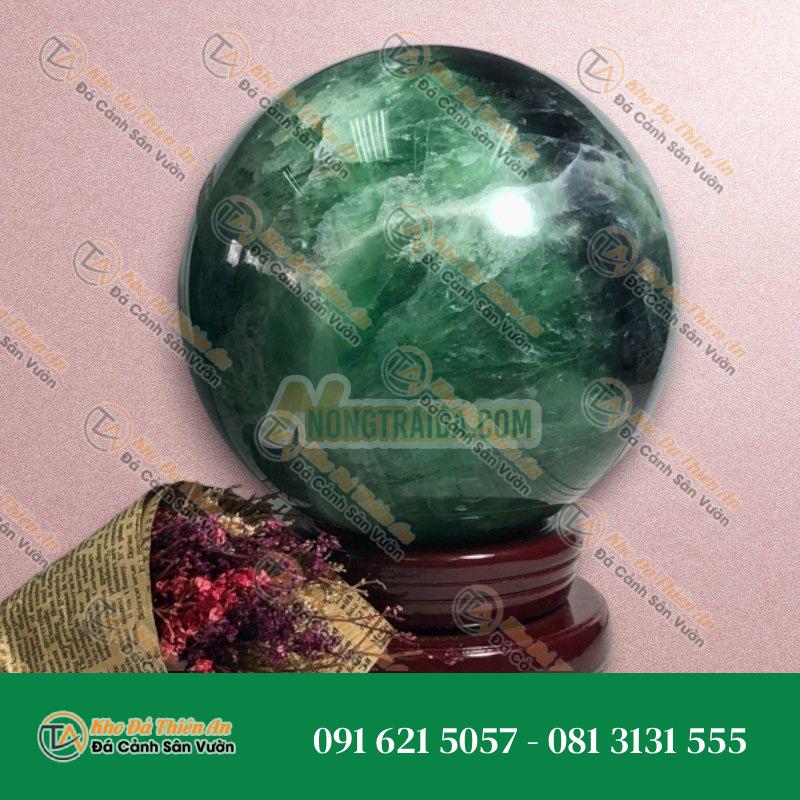 Cầu phong thủy đá Florite 15cm