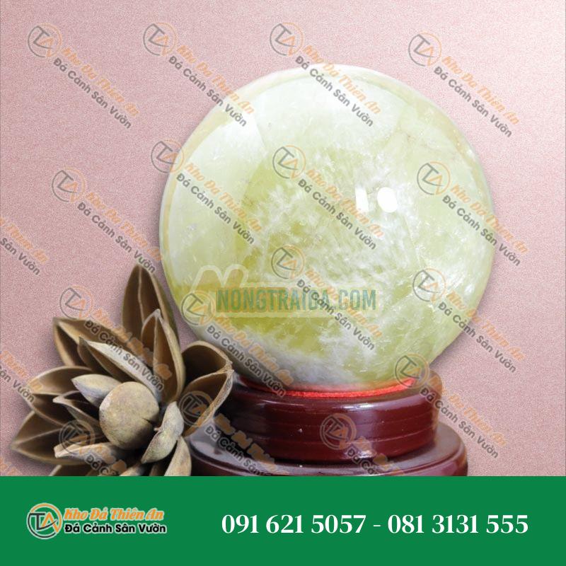 Cầu phong thuỷ Thạch anh vàng 3A 12cm 2,8kg