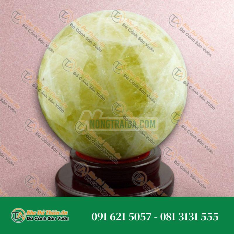 Cầu thạch anh vàng 3A 17.5cm