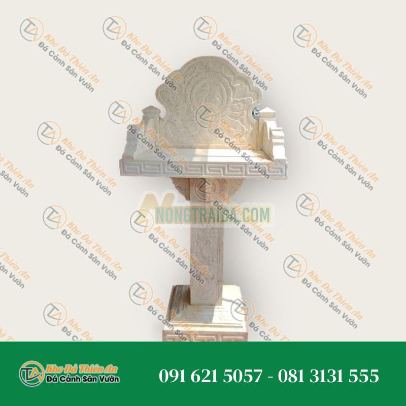 Cây hương đá cẩm thạch vàng, không mái che 160x80x65cm