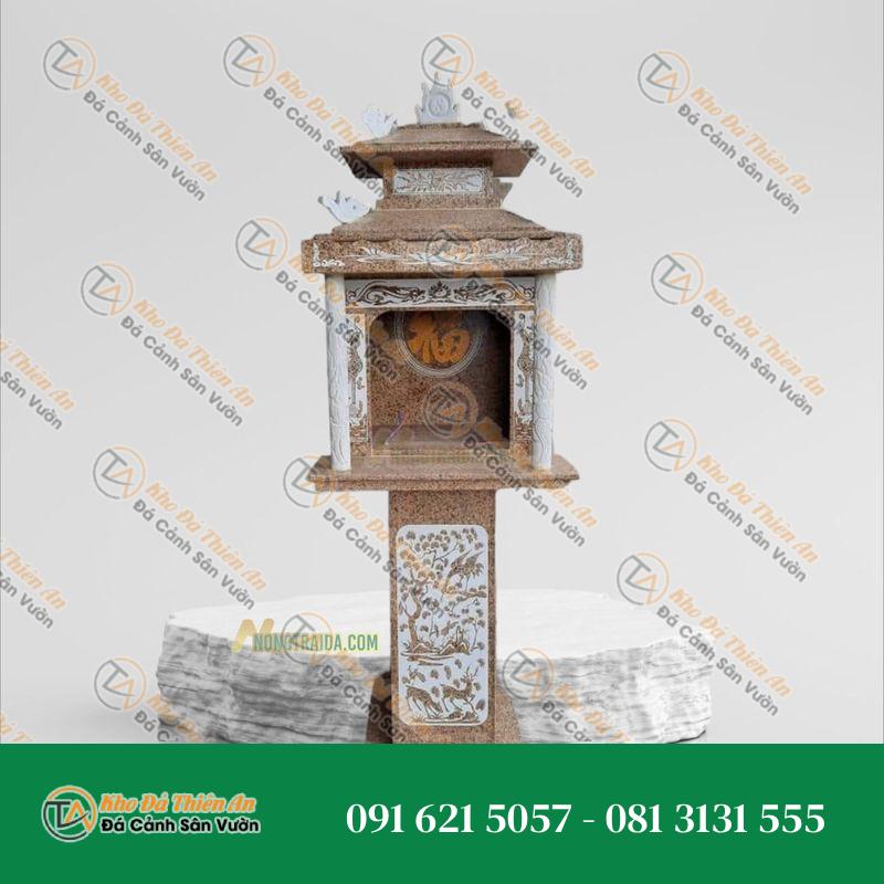 Cây Hương Đá Ngoài Trời Đá Granite Vàng Bình Định Cao 120cm
