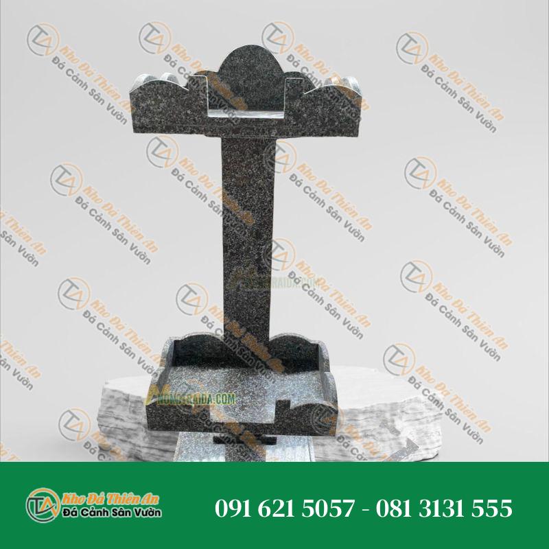 Cây Hương Đá Ngoài Trời Đá Hoa Cương Trắng Suối Lau Cao 108cm