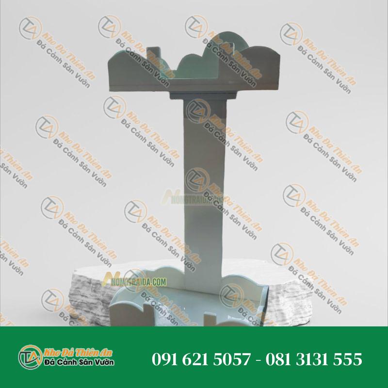 Cây Hương Đá Ngoài Trời Đá Trắng Sứ Cao 99cm